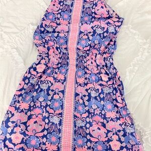 Lilly Pulitzer Pink and Blue Floral Dress